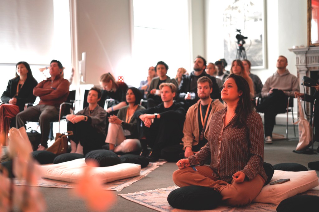 Participants in an immersive Soul x Science experience